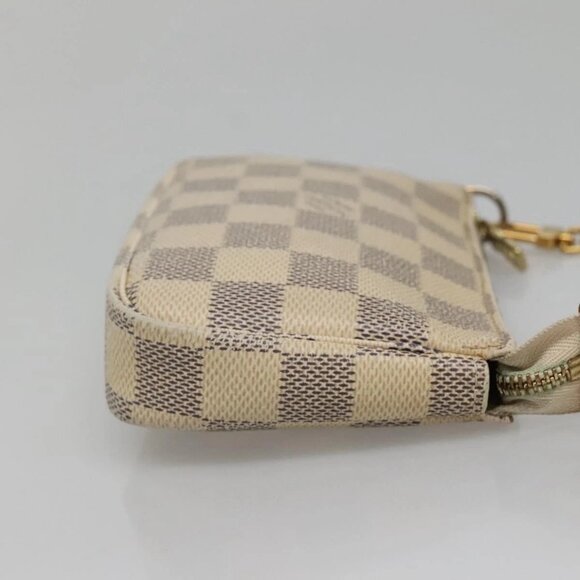 LOUIS VUITTON Damier Azur Mini Pochette Accessoires Pouch N63005 LV Auth 142334 - Picture 6 of 16